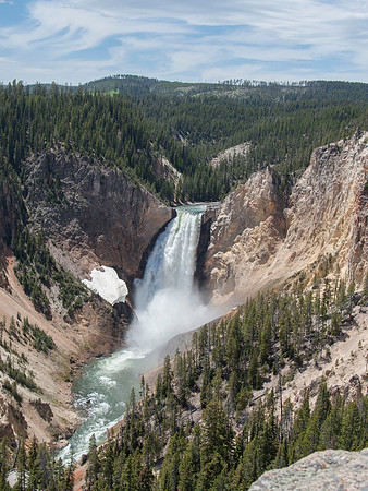Lower Falls at Yellowstone NP