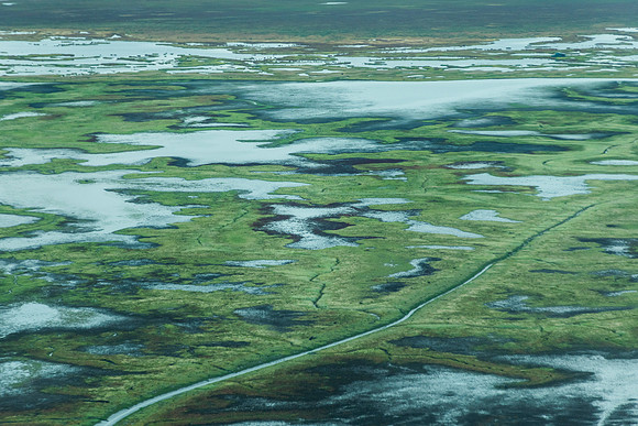 Anchorage AK flight to Crescent Lake in Lake Clark NP Alaska
