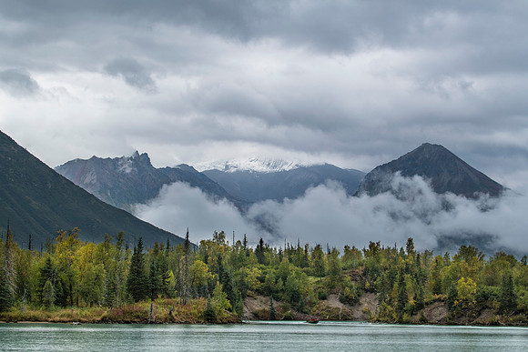 Crescent Lake at Lake Clark NP in Alaska