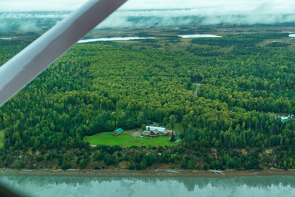 Anchorage AK flight to Crescent Lake in Lake Clark NP Alaska
