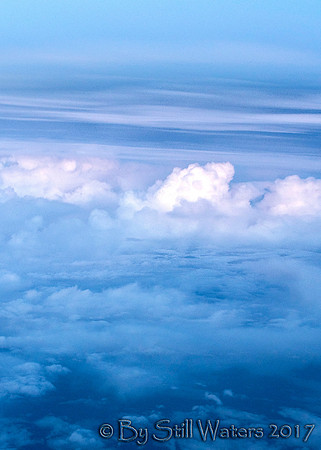 The view of the sky at 30,000 ft.