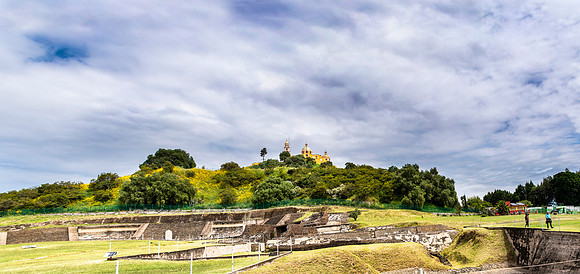 Pyramids of Cholula Puebla