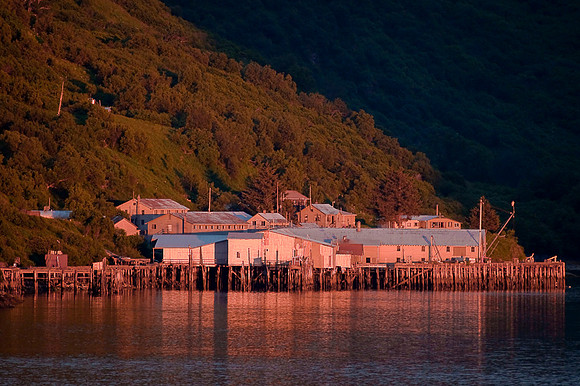Cannery in Uganik Bay Kodiak AK