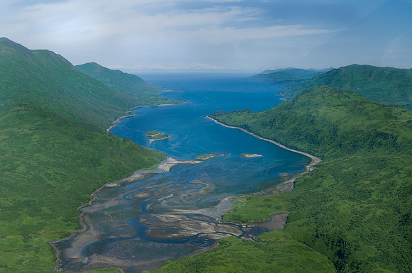 Flight over Kodiak AK