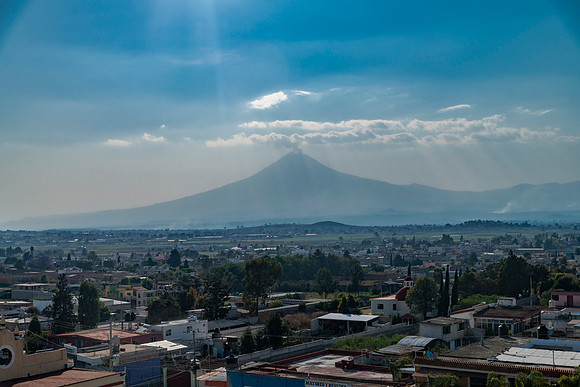 Puebla Mexico Popocatépetl volcano